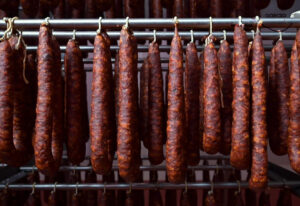 Que tipo de carne se usa para hacer Chorizo Tripas García soria